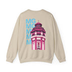 Mönchengladbach Wasserturm Neon Graphic Crewneck Sweater – Wear your City Kollektion | ORGNL Fabrics