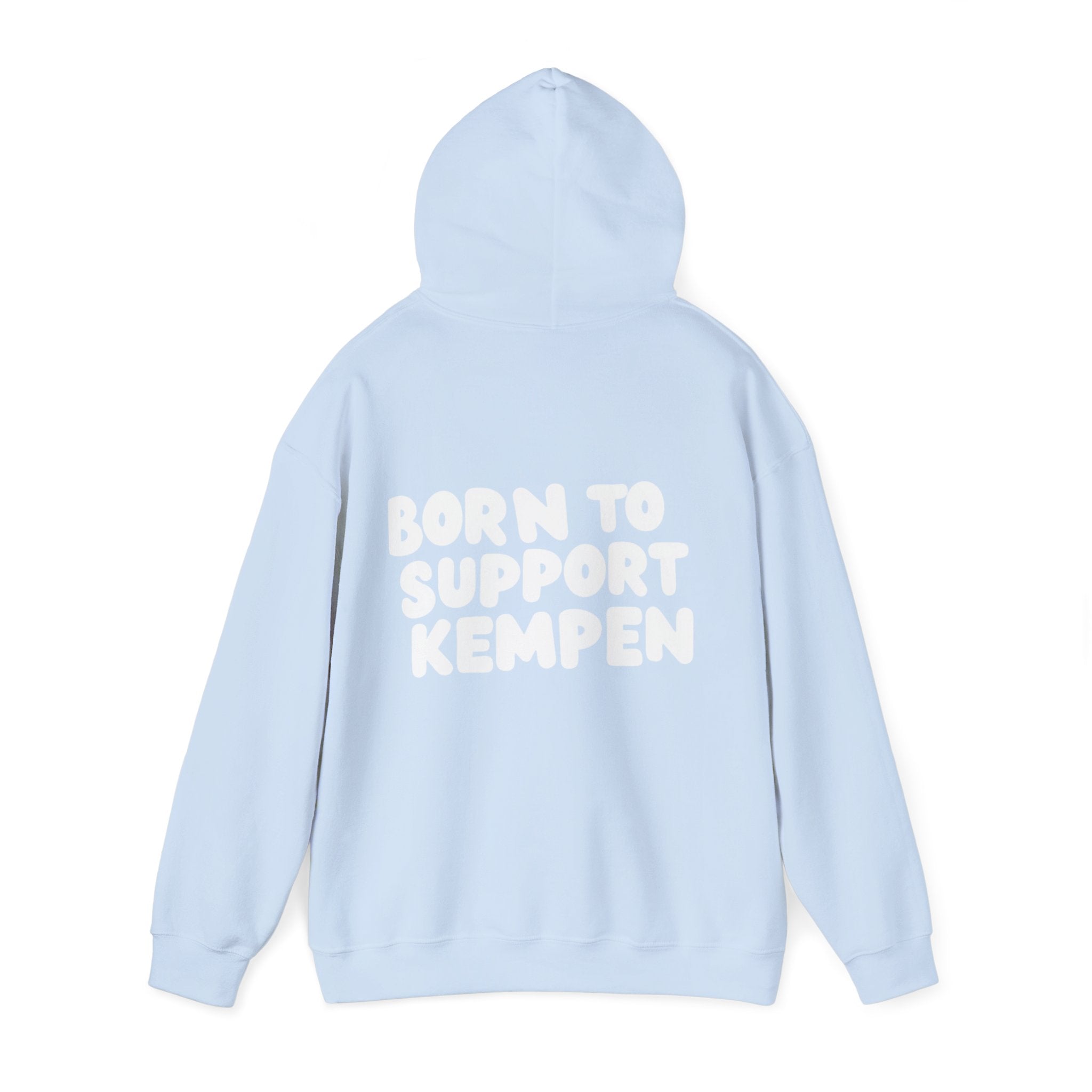 Born to Support Kempen Hoodie Backprint – Wear your City Kollektion | ORGNL Fabrics