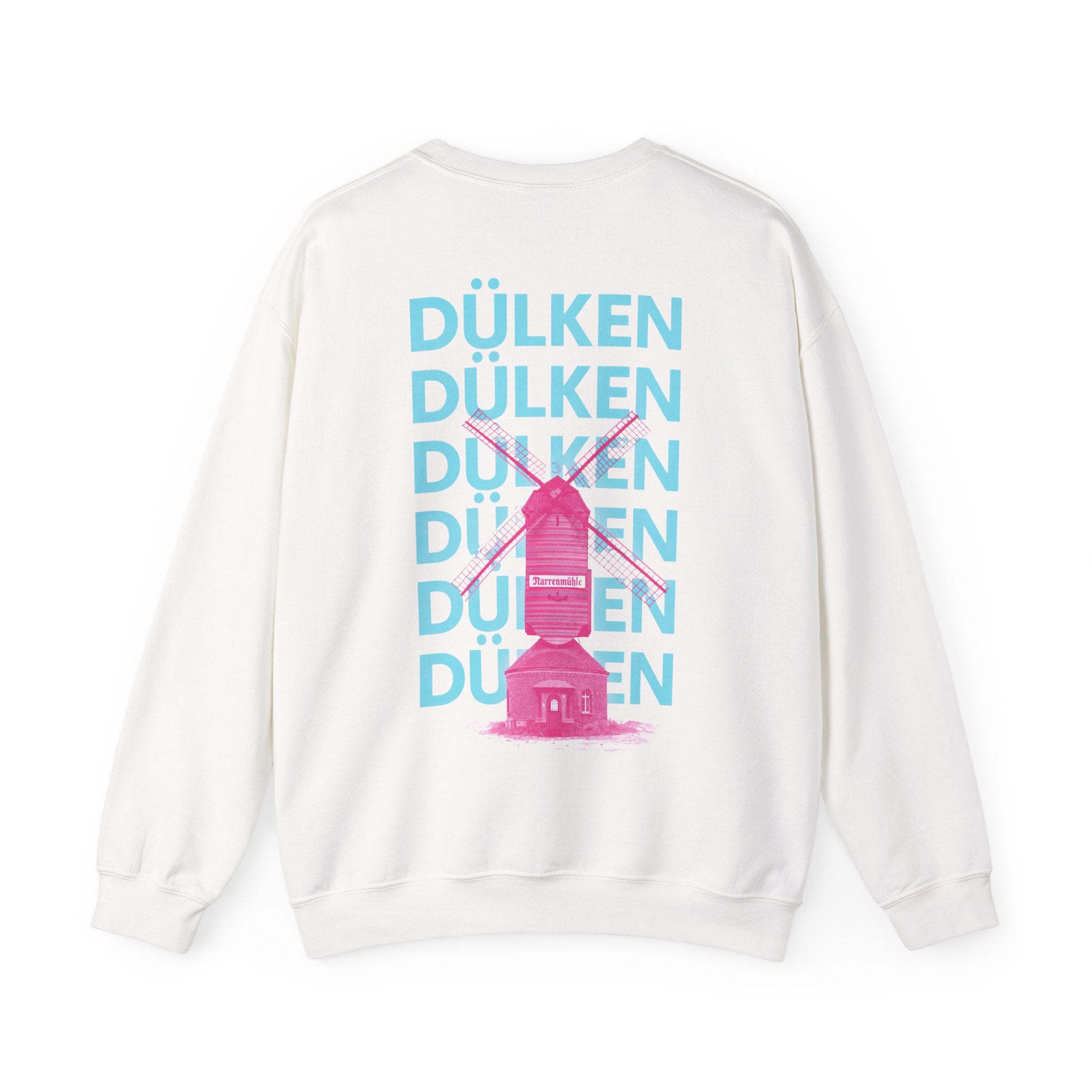 Dülken Narrenmühle Neon Graphic Crewneck Sweater – Wear your City Kollektion | ORGNL Fabrics