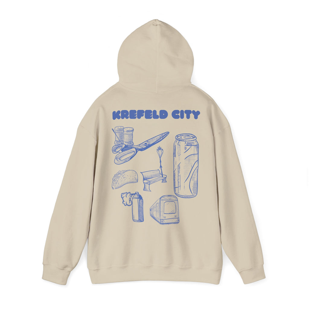 Krefeld City ICONS Hoodie – Oversized Streetwear Pullover | ORGNL Fabrics