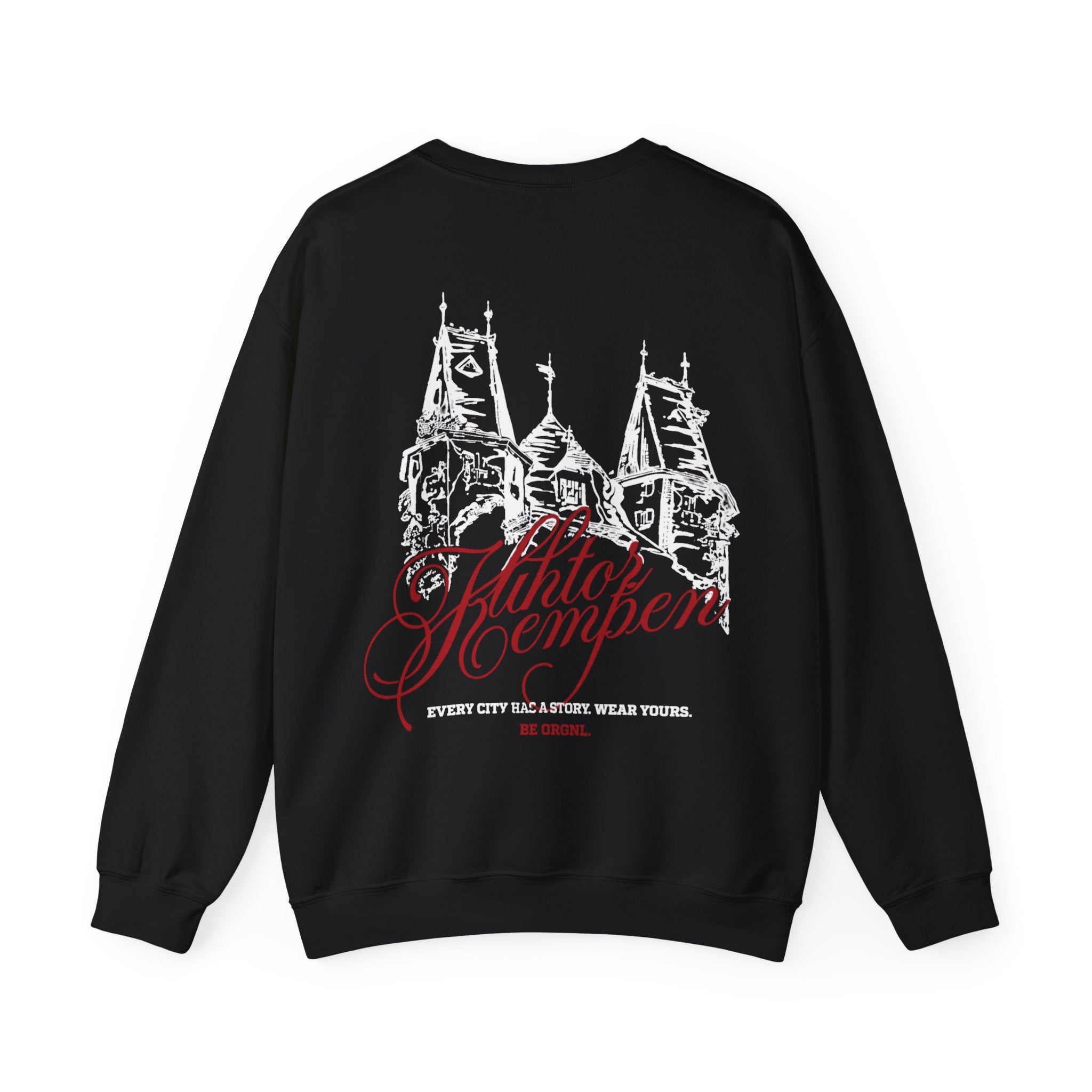 Kuhtor Kempen Crewneck Sweater Backprint – Wear your City Kollektion | ORGNL Fabrics