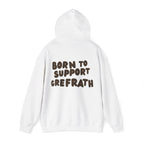 Born to Support Grefrath Hoodie Backprint – Wear your City Kollektion | ORGNL Fabrics