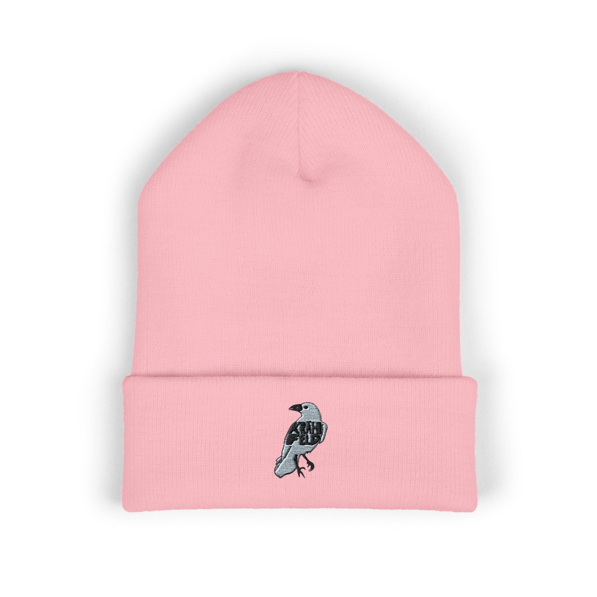 Krähfeld Raven Beanie — Bestickter Rabe | ORGNL Fabrics
