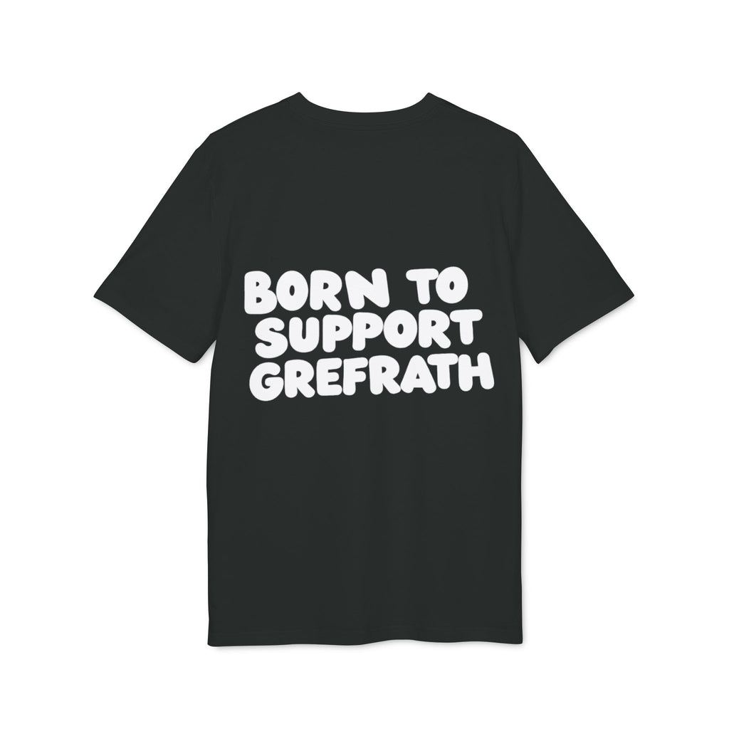 Born to Support Grefrath Slim Fit T-Shirt Backprint – Wear your City Kollektion | ORGNL Fabrics
