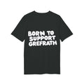 Born to Support Grefrath Slim Fit T-Shirt Backprint – Wear your City Kollektion | ORGNL Fabrics