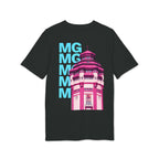 Mönchengladbach Wasserturm Neon Graphic Slim Fit T-Shirt – Wear your City Kollektion | ORGNL Fabrics