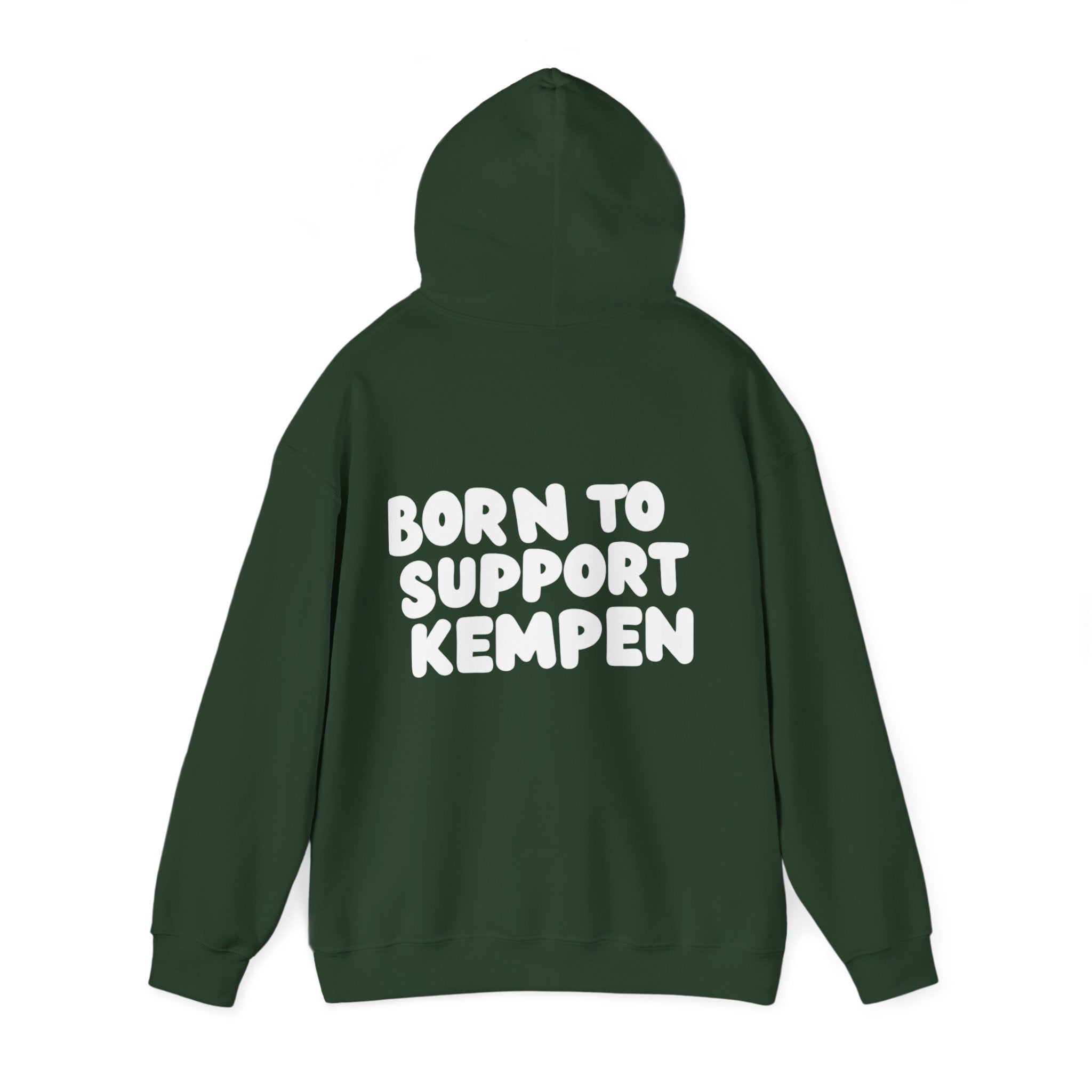 Born to Support Kempen Hoodie Backprint – Wear your City Kollektion | ORGNL Fabrics