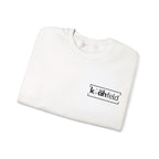 Kahfeld Logo Crewneck Sweatshirt — Minimal White Graphic Sweatshirt