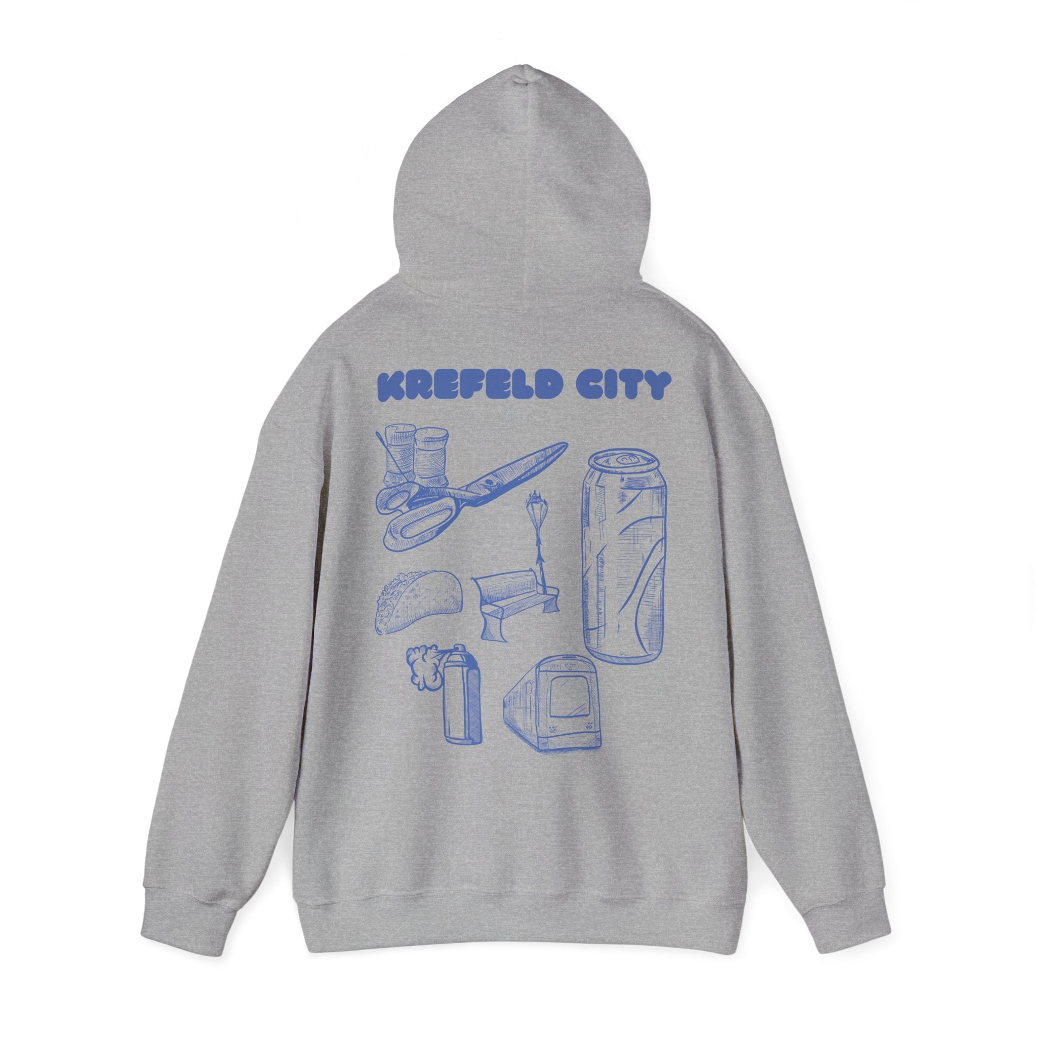 Krefeld City ICONS Hoodie – Oversized Streetwear Pullover | ORGNL Fabrics