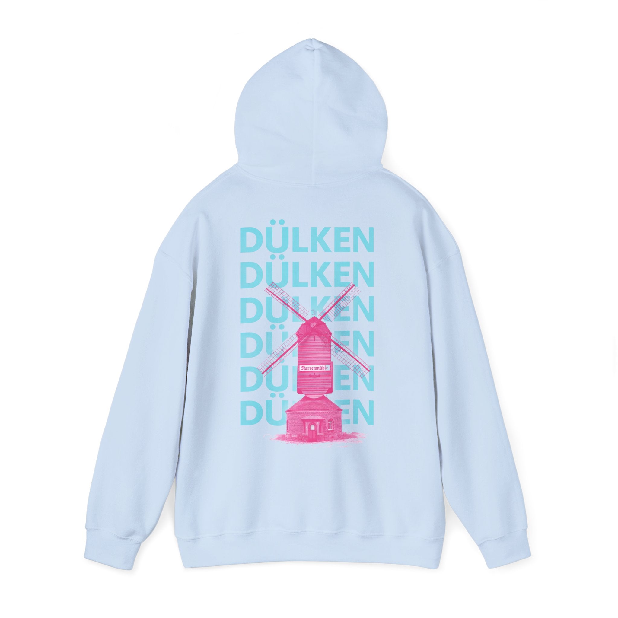 Dülken Narrenmühle Neon Graphic Hoodie – Wear your City Kollektion | ORGNL Fabrics