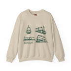Krefeld Schluff Vintage Look Crewneck Sweater Frontprint – Wear your City Kollektion | ORGNL Fabrics