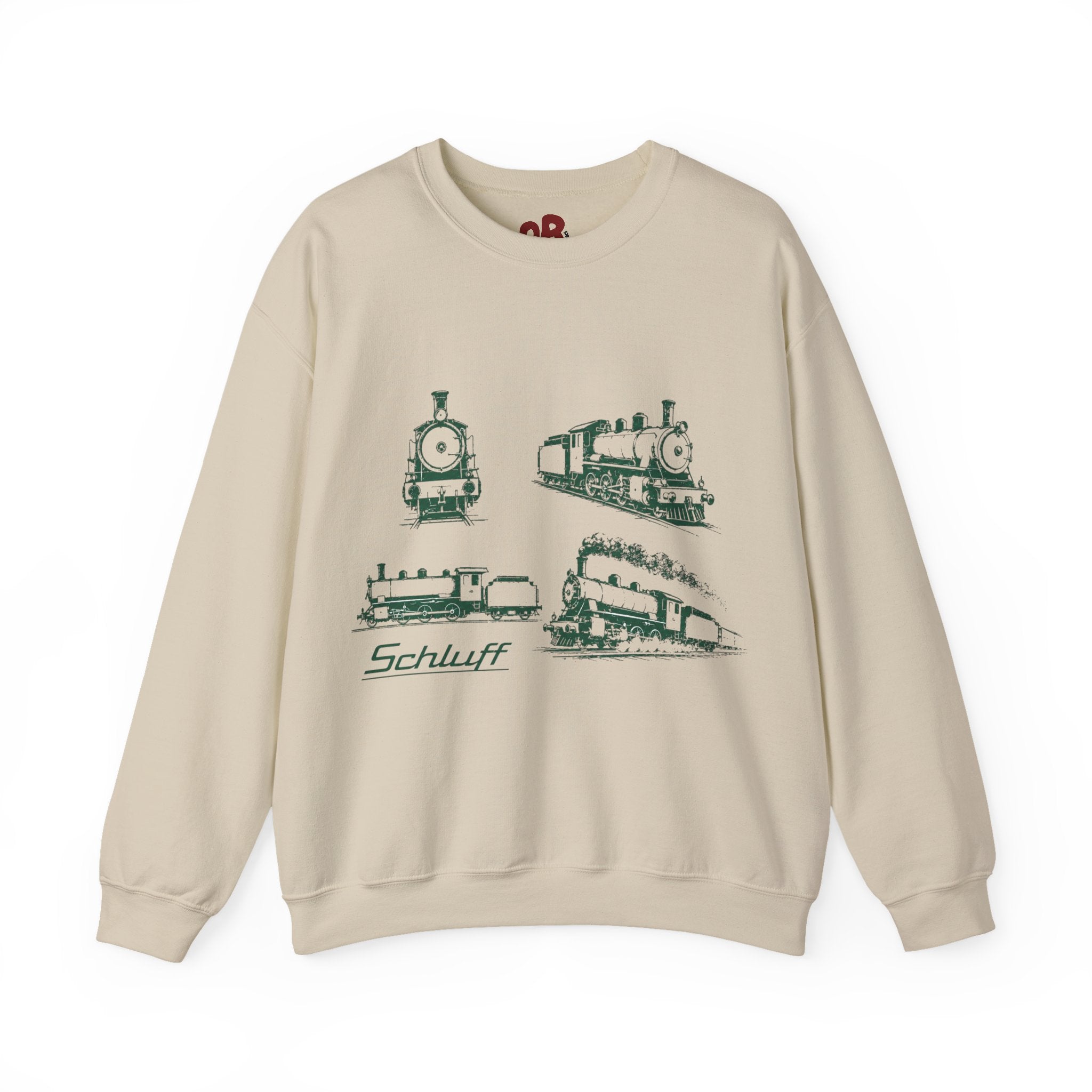Krefeld Schluff Vintage Look Crewneck Sweater Frontprint – Wear your City Kollektion | ORGNL Fabrics