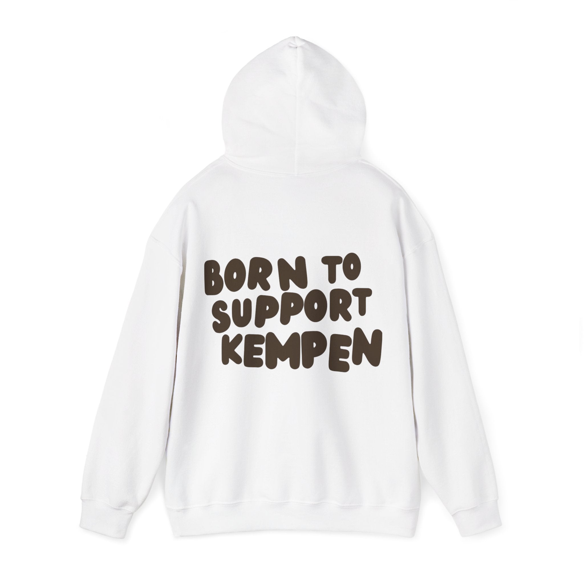 Born to Support Kempen Hoodie Backprint – Wear your City Kollektion | ORGNL Fabrics