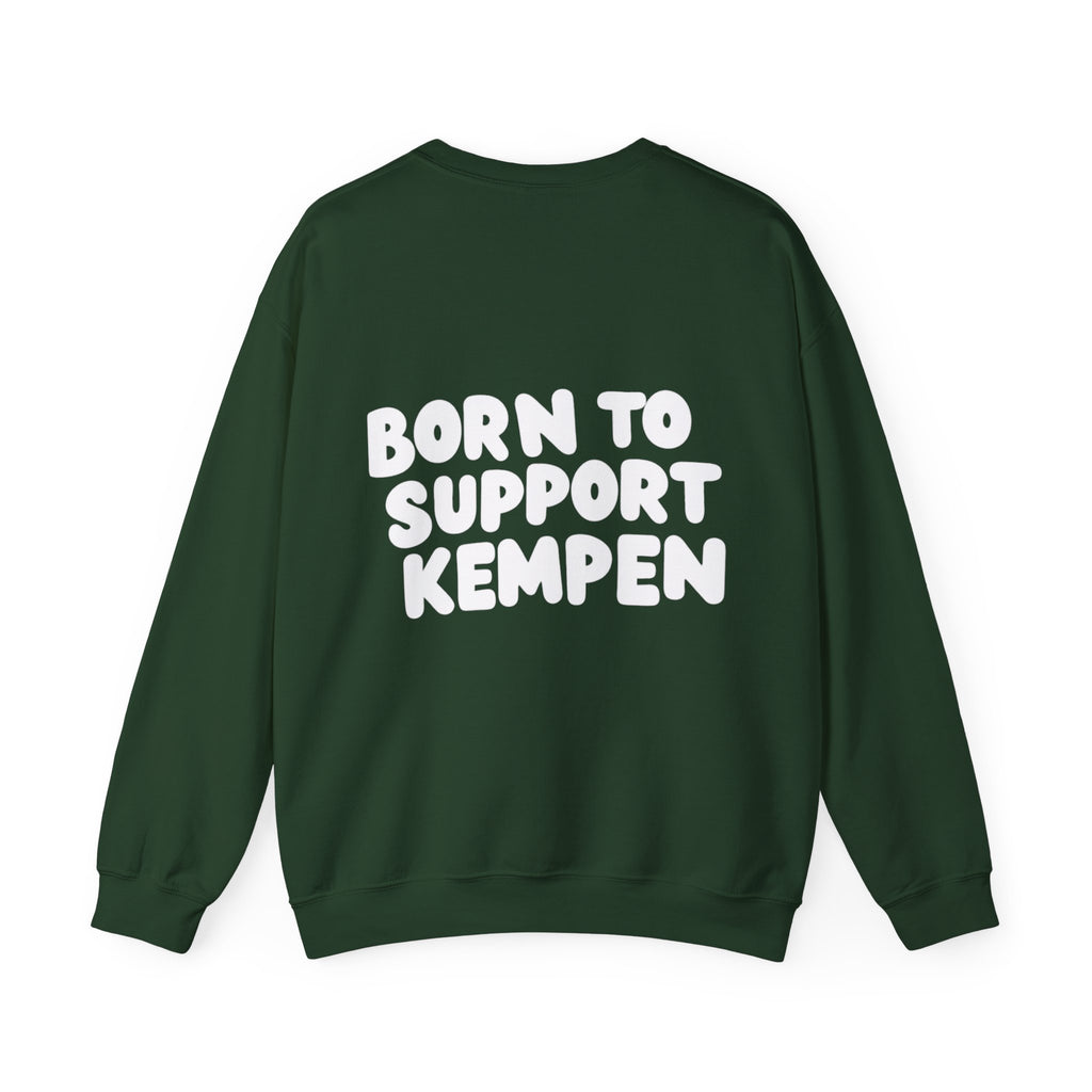 Born to Support Kempen Crewneck Sweater Backprint – Wear your City Kollektion | ORGNL Fabrics