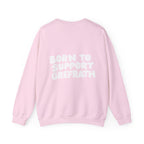 Born to Support Grefrath Crewneck Sweater Backprint – Wear your City Kollektion | ORGNL Fabrics