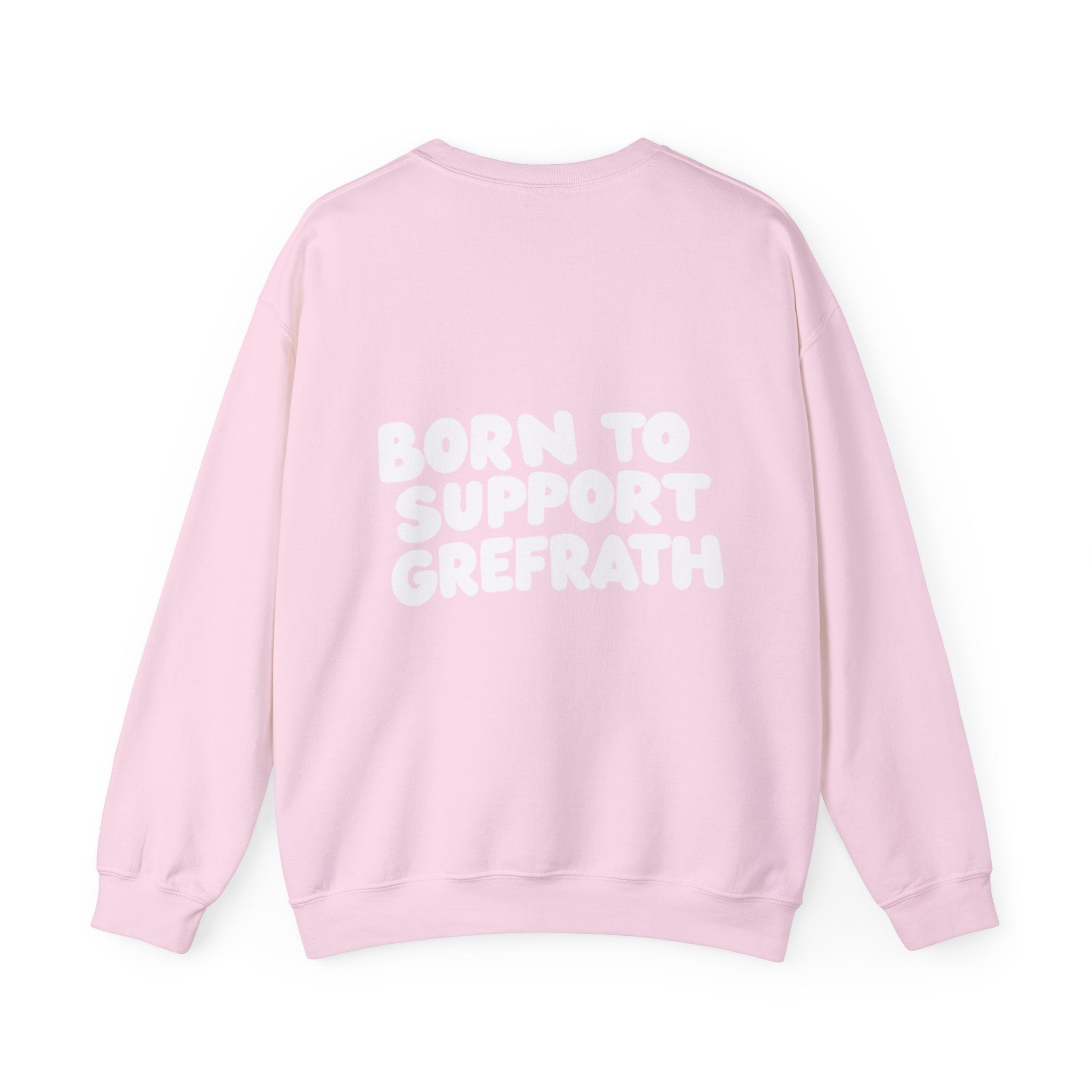 Born to Support Grefrath Crewneck Sweater Backprint – Wear your City Kollektion | ORGNL Fabrics