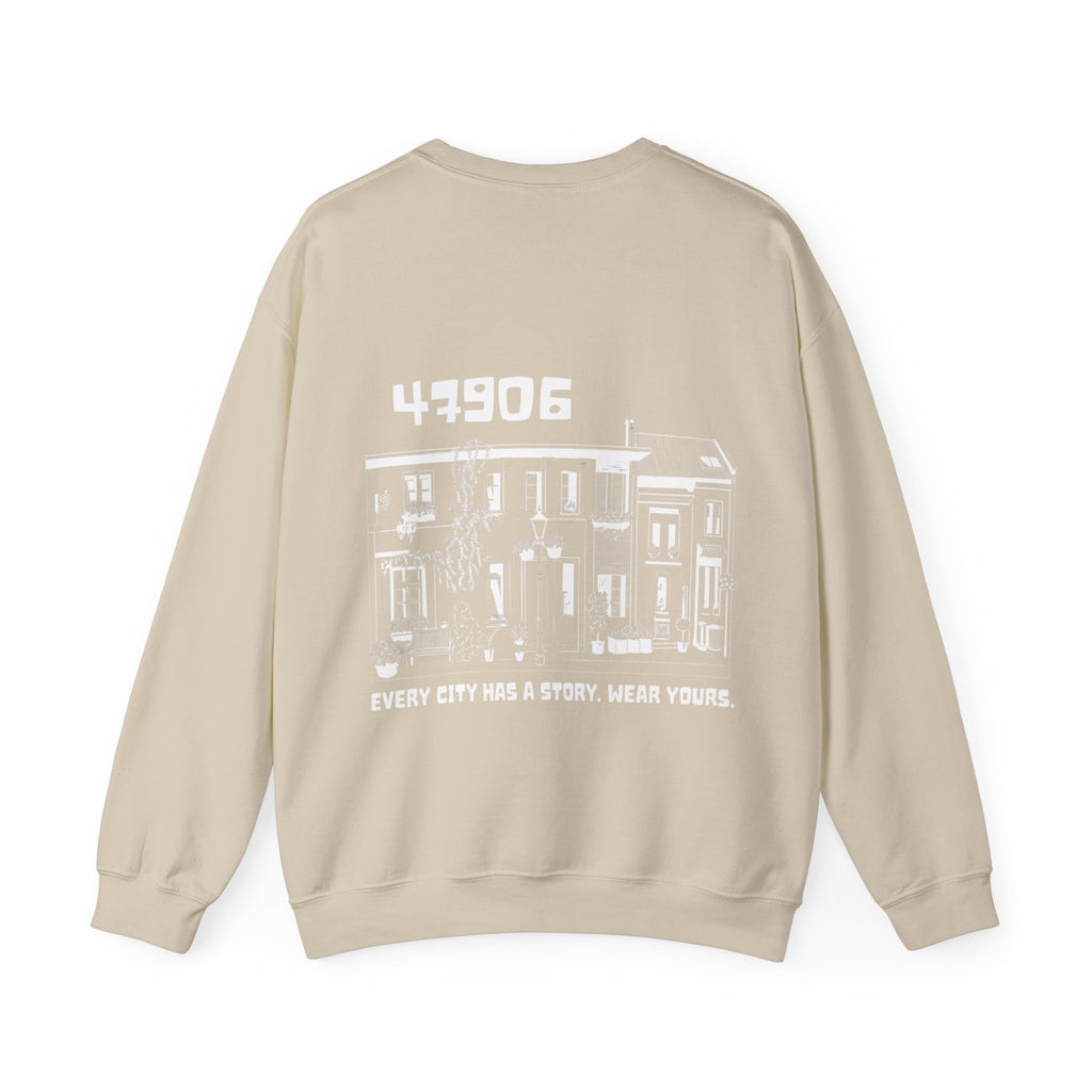 47906 Kempen Altstadt Crewneck Sweater Backprint – Wear your City Kollektion | ORGNL Fabrics