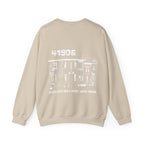 47906 Kempen Altstadt Crewneck Sweater Backprint – Wear your City Kollektion | ORGNL Fabrics
