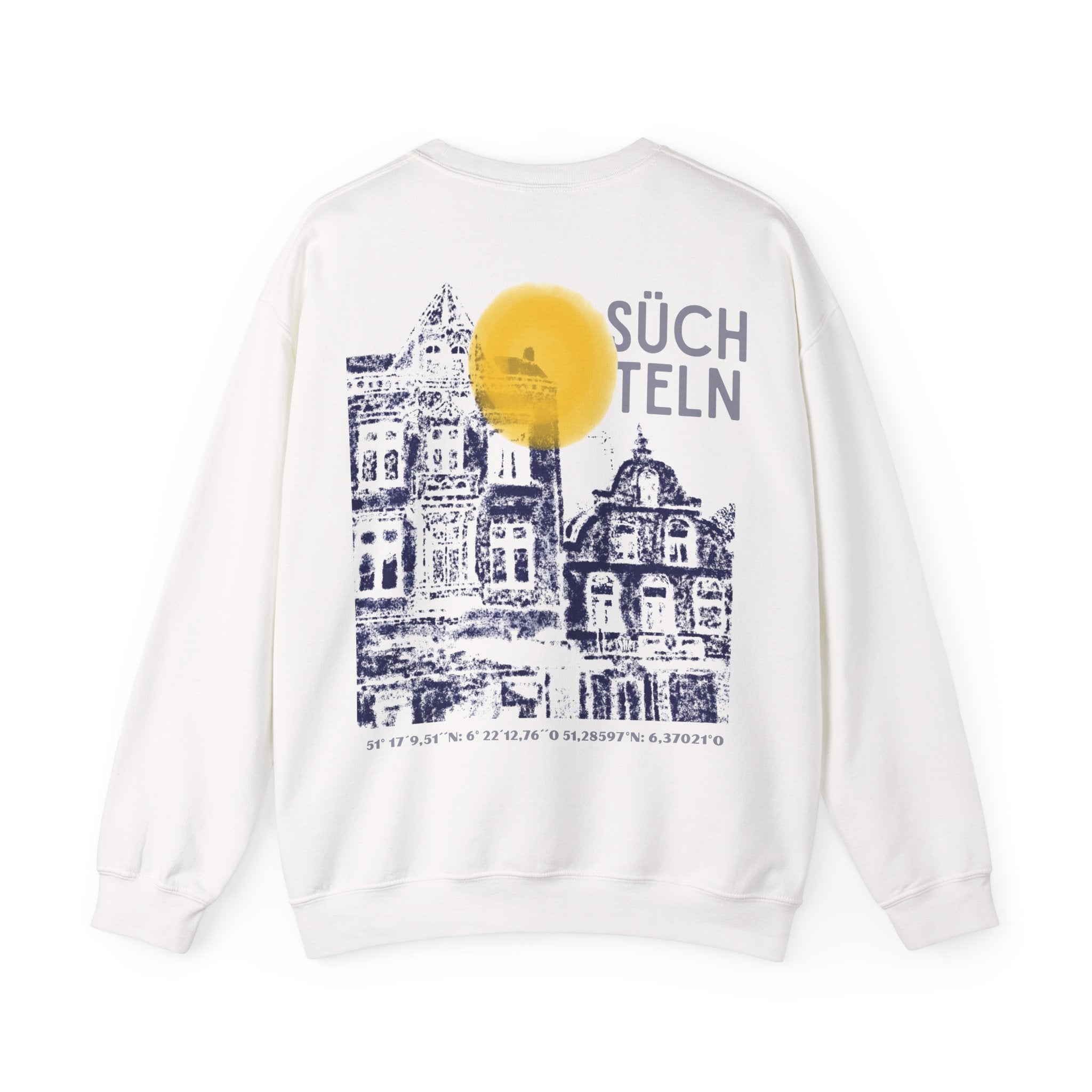 Viersen Süchteln Crewneck Sweater Backprint – Wear your City Kollektion | ORGNL Fabrics