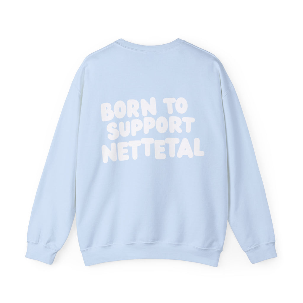 Born to Support Nettetal Crewneck Sweater Backprint – Wear your City Kollektion | ORGNL Fabrics