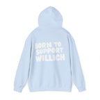 Willich Support Hoodie — "Born to Support Willich" Graphic Hooded Sweatshirt