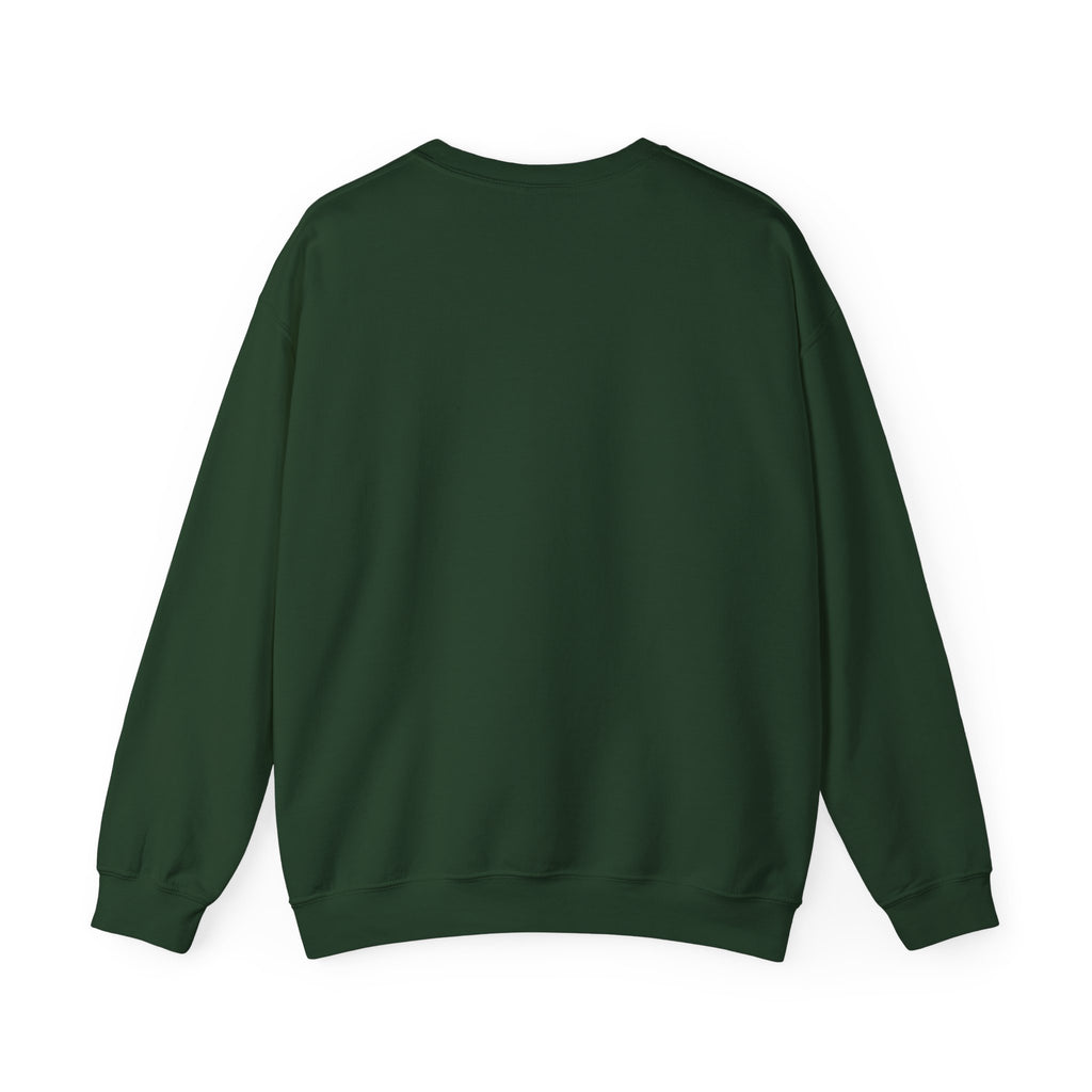 Kahfeld Logo Crewneck Sweatshirt — Minimal White Graphic Sweatshirt