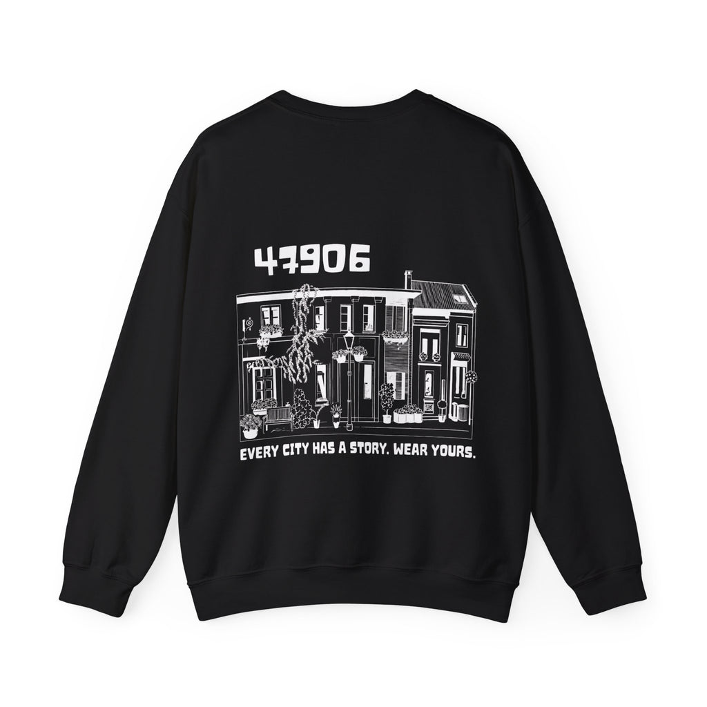 47906 Kempen Altstadt Crewneck Sweater Backprint – Wear your City Kollektion | ORGNL Fabrics