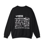 47906 Kempen Altstadt Crewneck Sweater Backprint – Wear your City Kollektion | ORGNL Fabrics