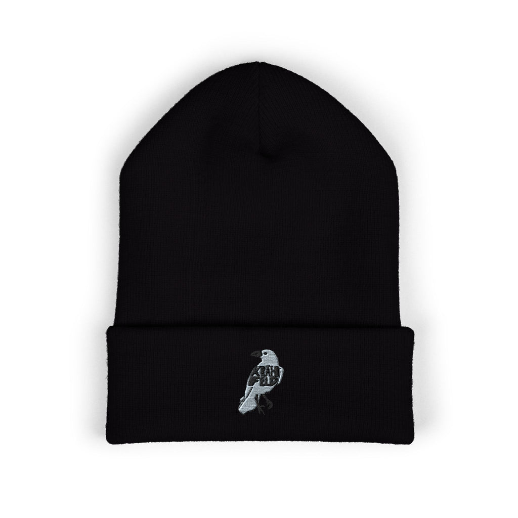 Krähfeld Raven Beanie — Bestickter Rabe | ORGNL Fabrics
