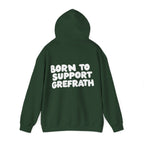 Born to Support Grefrath Hoodie Backprint – Wear your City Kollektion | ORGNL Fabrics