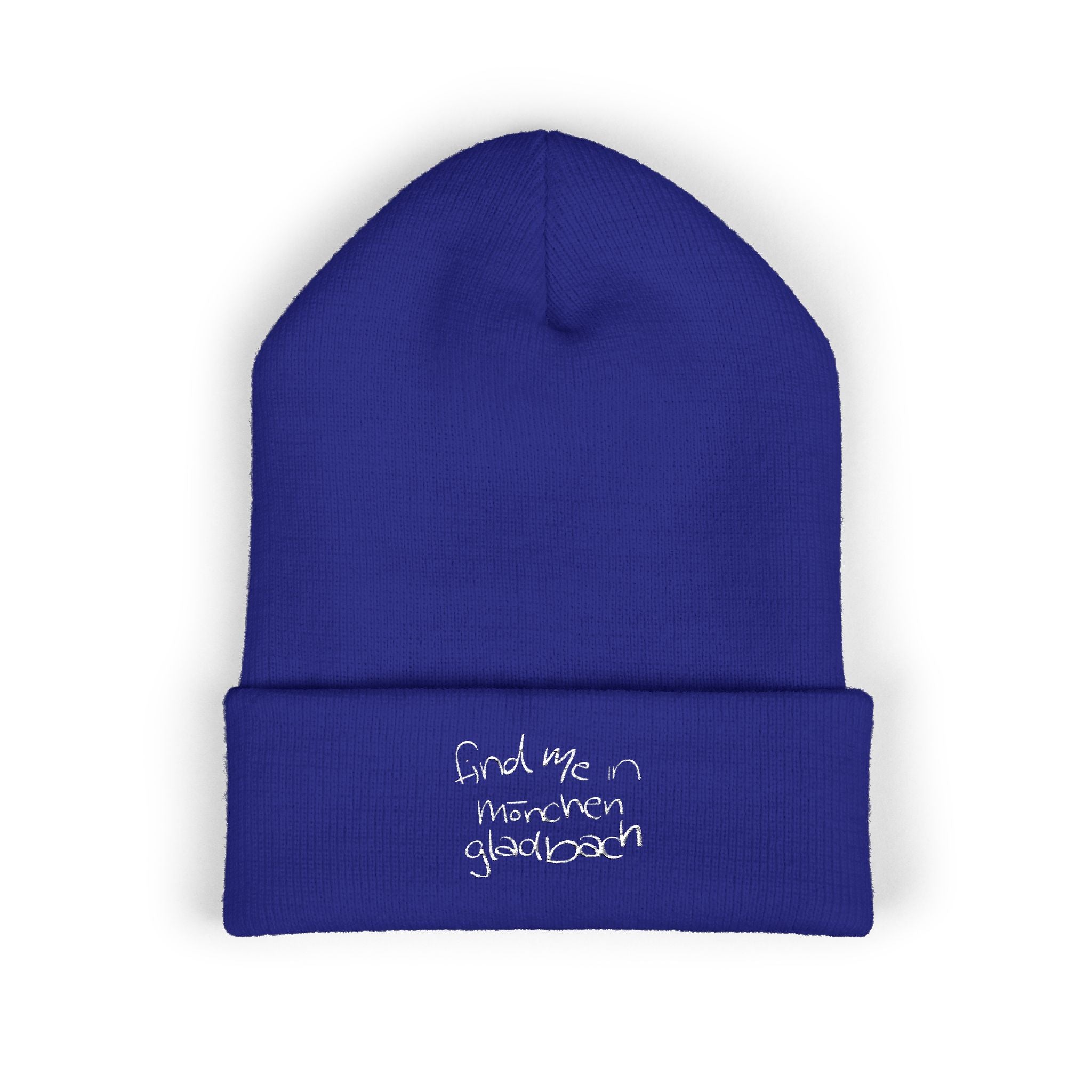 Find Me In Mönchengladbach Beanie – Wear your City Kollektion | ORGNL Fabrics