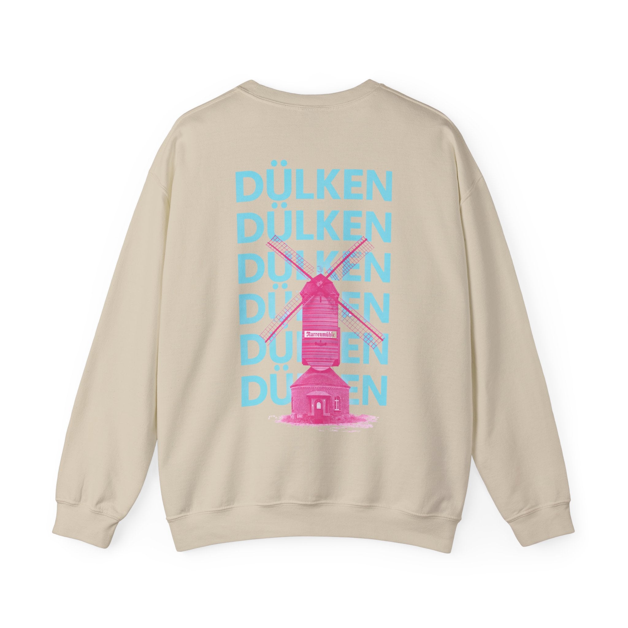Dülken Narrenmühle Neon Graphic Crewneck Sweater – Wear your City Kollektion | ORGNL Fabrics