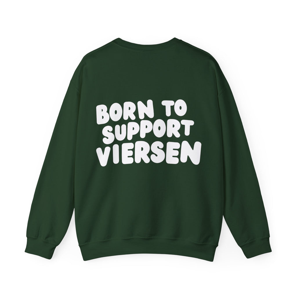 Born to Support Viersen Crewneck Sweater Backprint – Wear your City Kollektion | ORGNL Fabrics