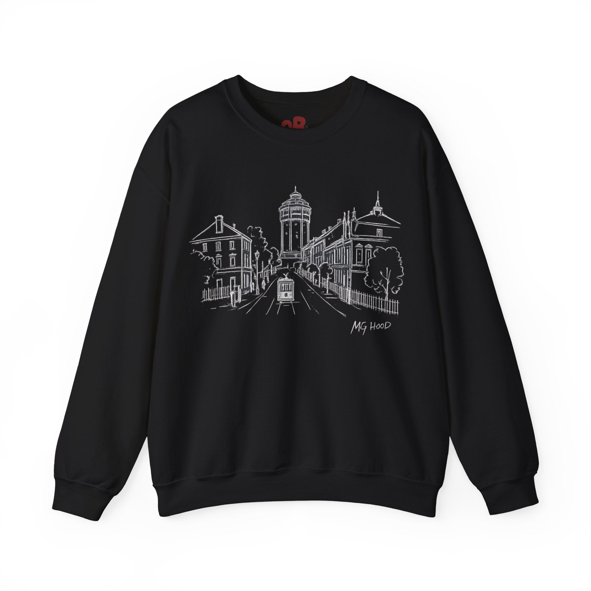 Mönchengladbach „MG Hood“ Sweater Frontprint – Wear your City Kollektion | ORGNL Fabrics