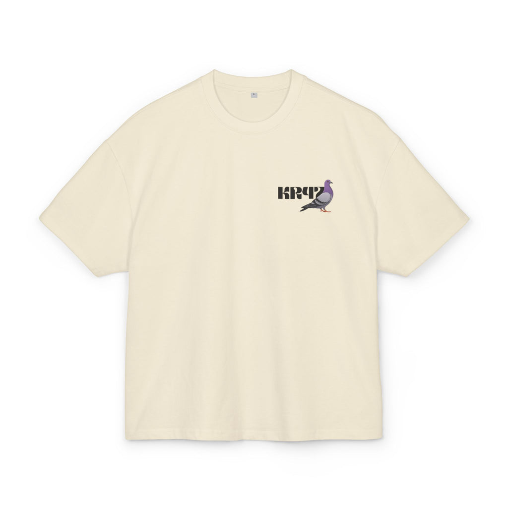 KR47 Taube Heavy Oversized T-Shirt Backprint – Wear your City Kollektion | ORGNL Fabrics