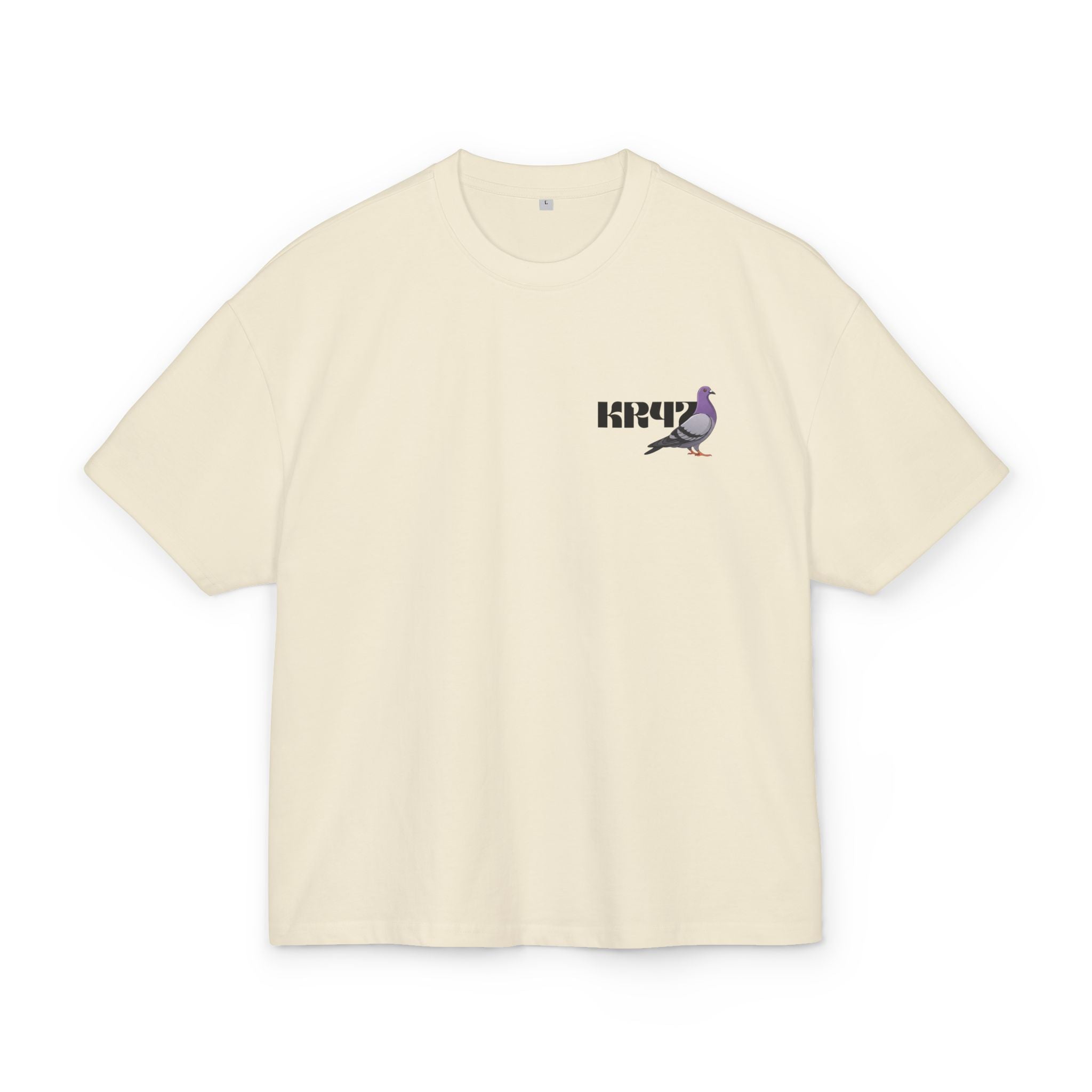 KR47 Taube Heavy Oversized T-Shirt Backprint – Wear your City Kollektion | ORGNL Fabrics