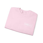 Kahfeld Logo Crewneck Sweatshirt — Minimal White Graphic Sweatshirt