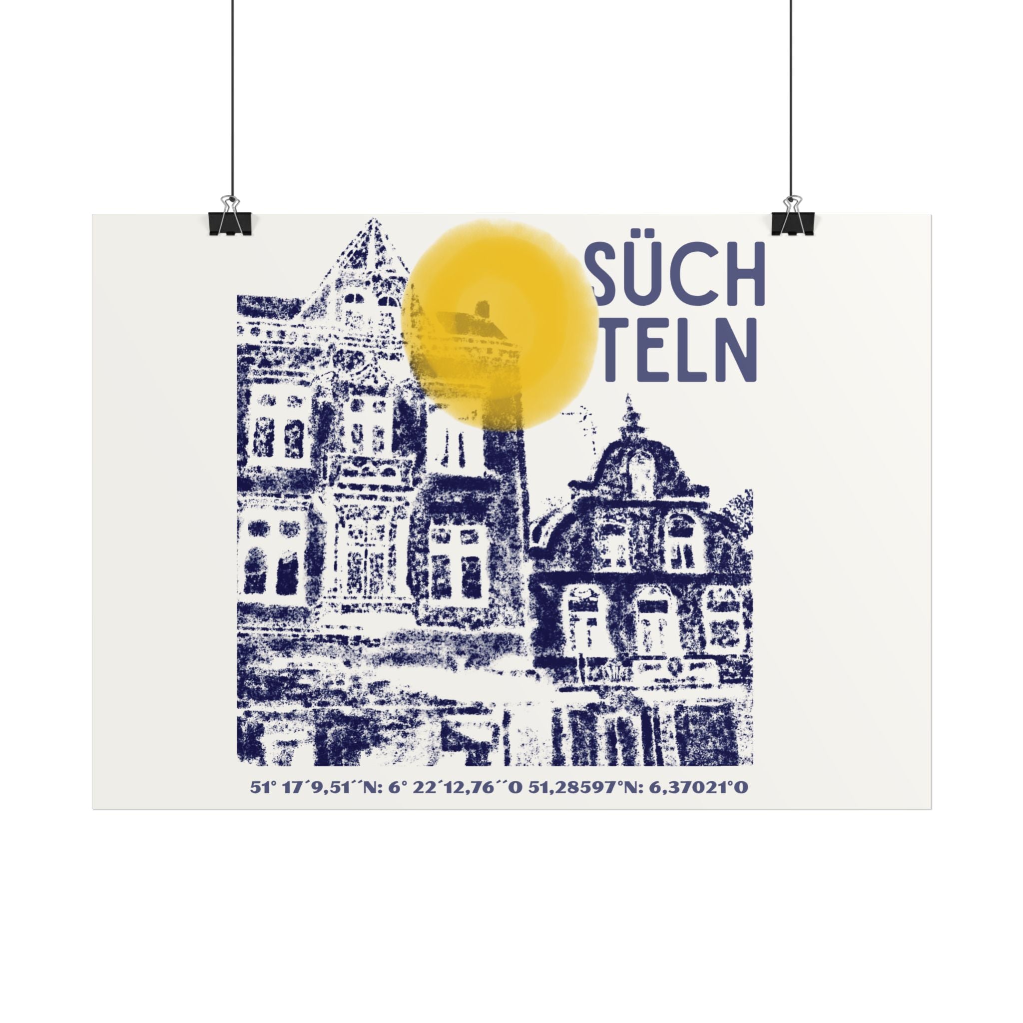 Viersen Süchteln Poster – Home & Living Kollektion | ORGNL Fabrics