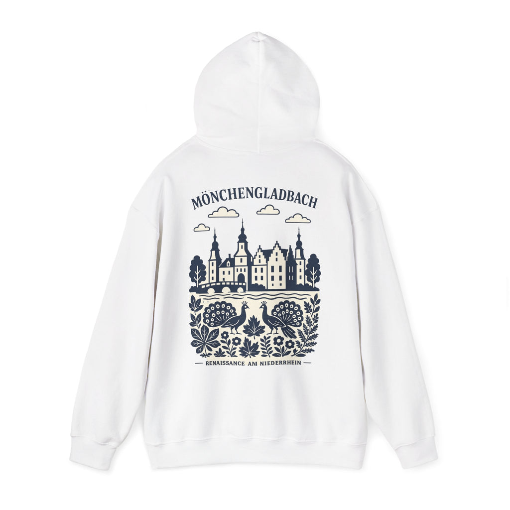 Mönchengladbach Schloss Rheydt Hoodie Backprint – Wear your City Kollektion | ORGNL Fabrics