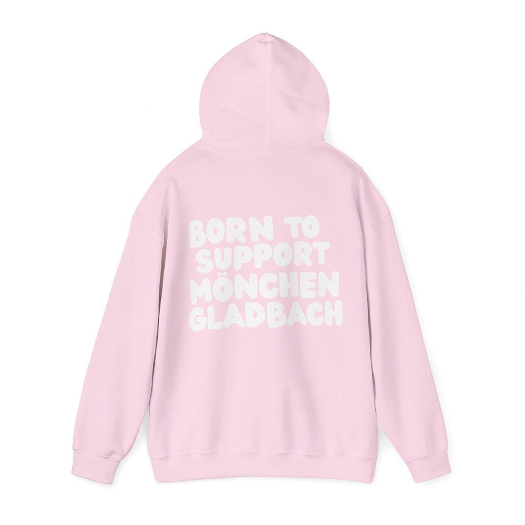 Born to Support Mönchengladbach Hoodie Backprint – Wear your City Kollektion | ORGNL Fabrics