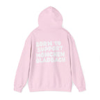 Born to Support Mönchengladbach Hoodie Backprint – Wear your City Kollektion | ORGNL Fabrics