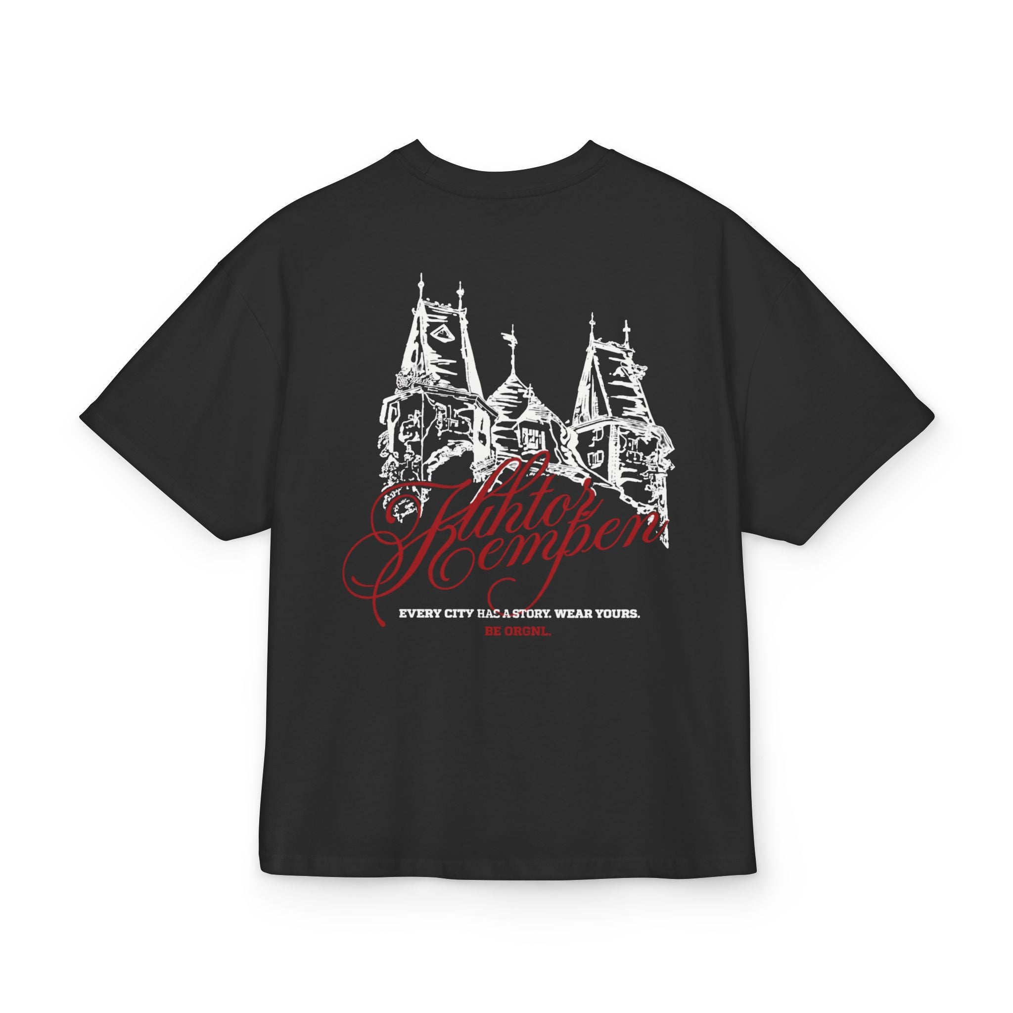 Kuhtor Kempen Heavy Oversized T-Shirt Backprint – Wear your City Kollektion | ORGNL Fabrics