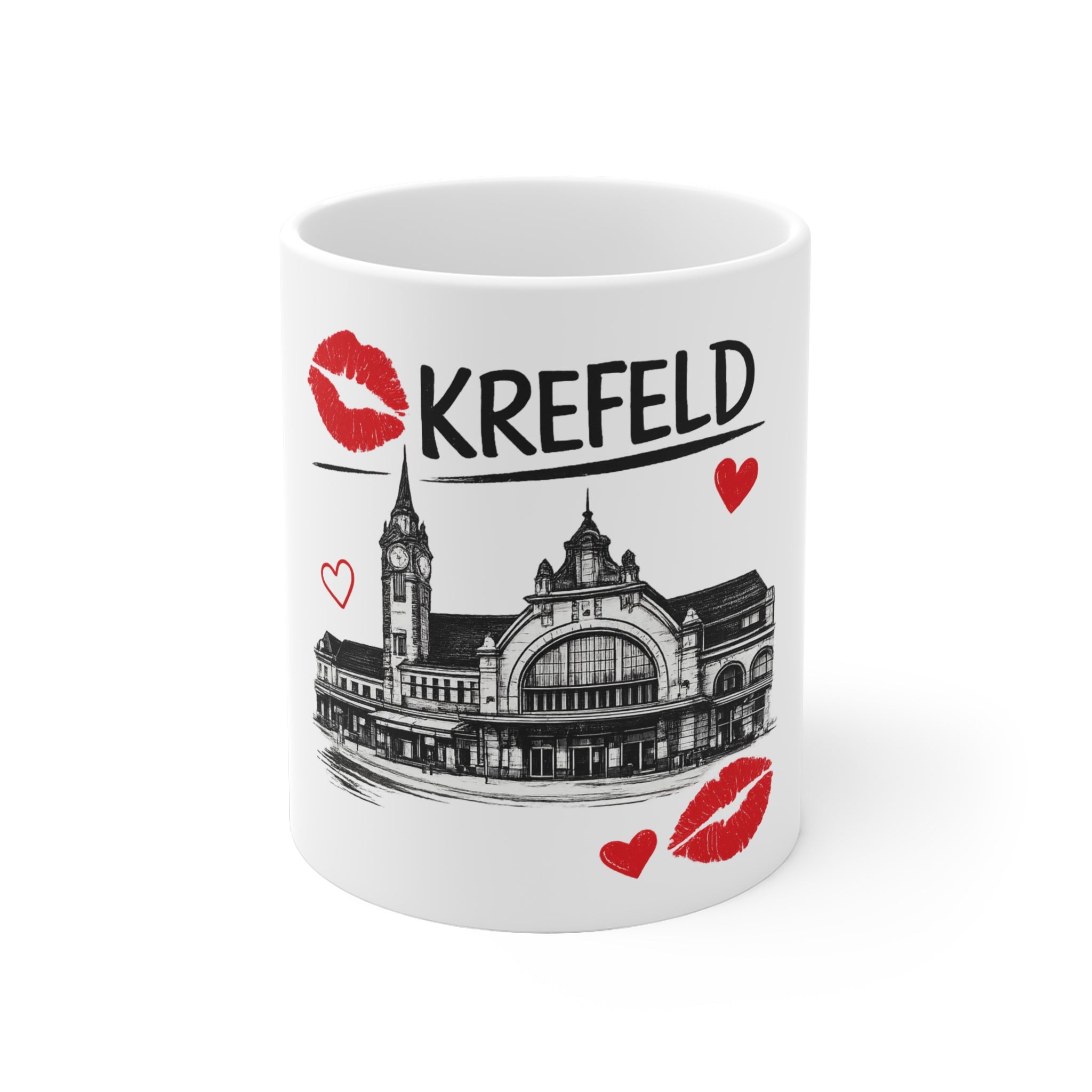 Krefeld Hauptbahnhof Tasse – Krefeld Home & Living Kollektion | ORGNL Fabrics