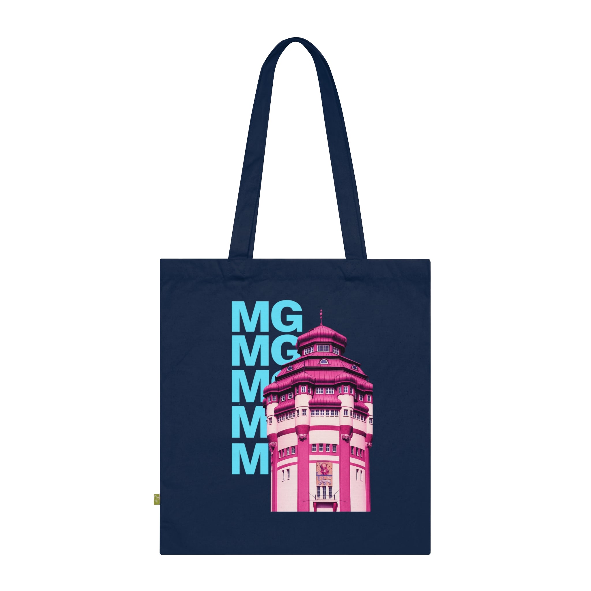 Mönchengladbach Wasserturm Neon Graphic Tote Bag – Mönchengladbach Accessoires Kollektion | ORGNL Fabrics