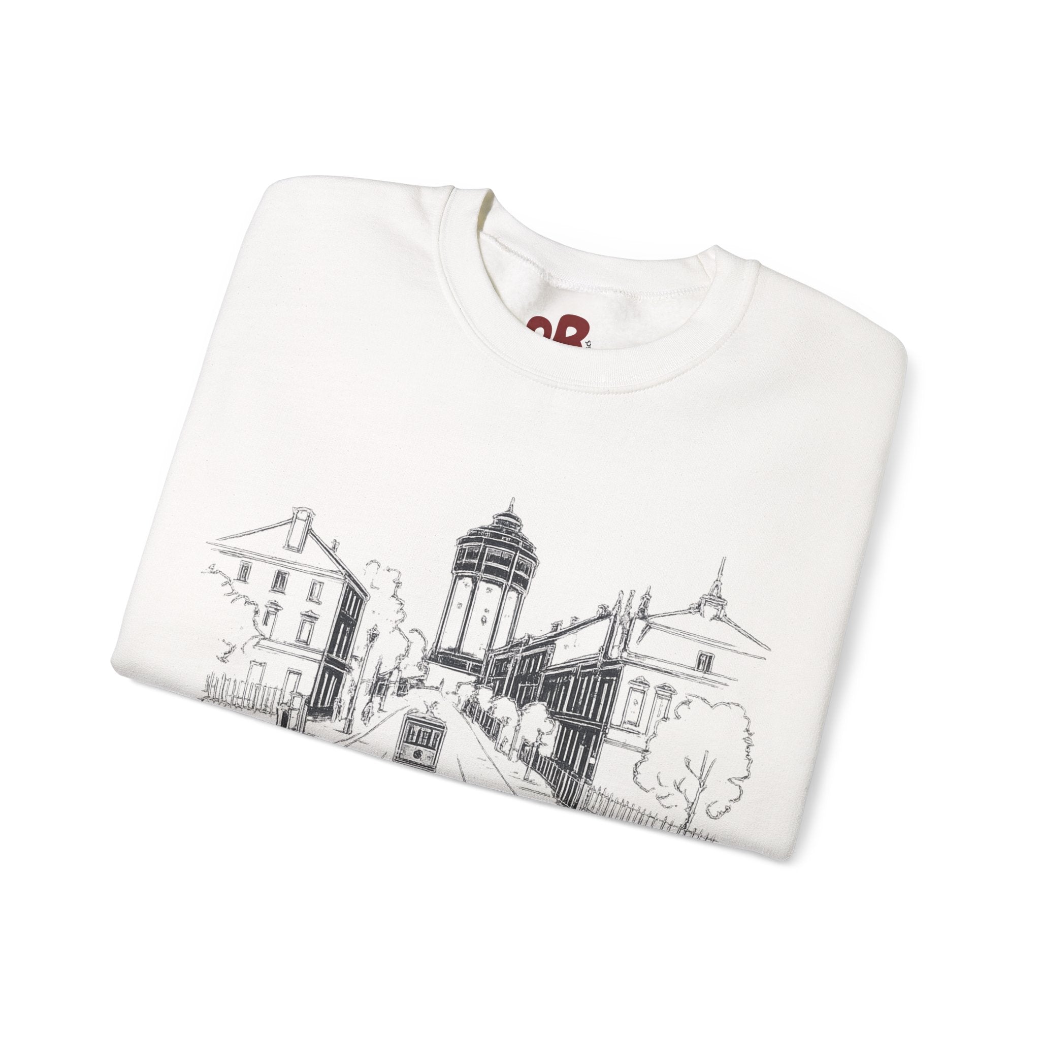 Mönchengladbach „MG Hood“ Sweater Frontprint – Wear your City Kollektion | ORGNL Fabrics