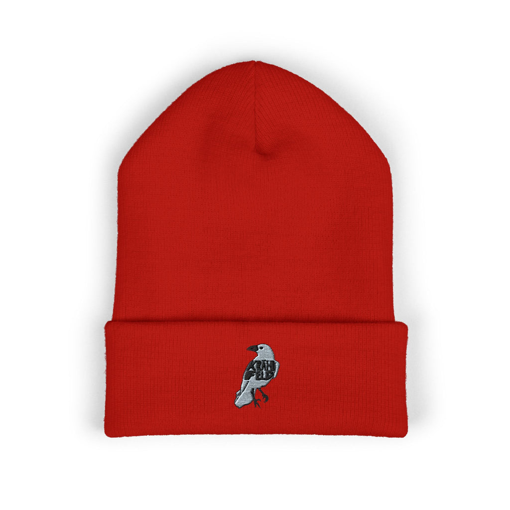 Krähfeld Raven Beanie — Bestickter Rabe | ORGNL Fabrics