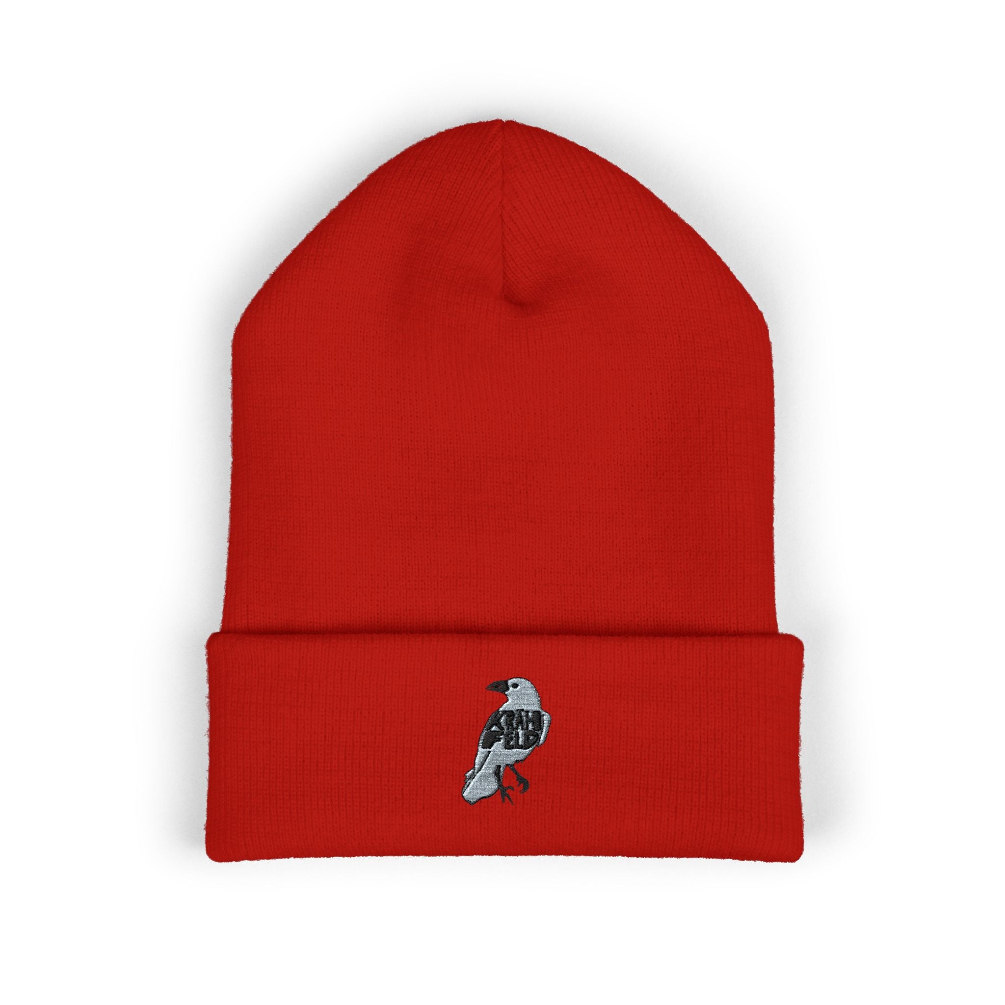 Krähfeld Raven Beanie — Bestickter Rabe | ORGNL Fabrics