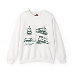 Krefeld Schluff Vintage Look Crewneck Sweater Frontprint – Wear your City Kollektion | ORGNL Fabrics