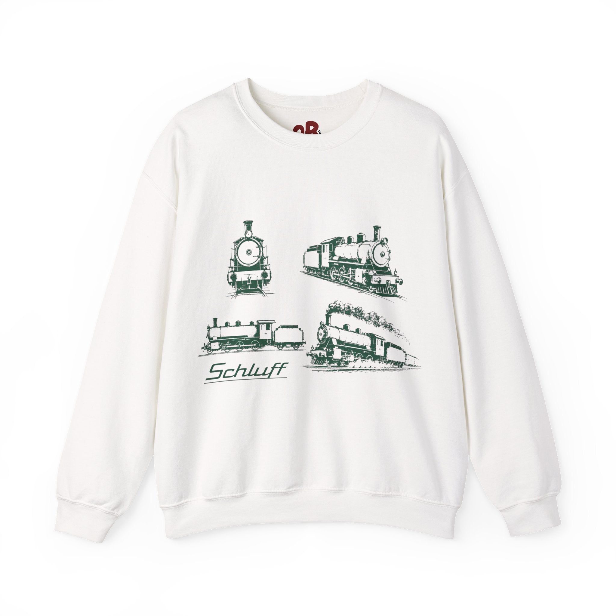 Krefeld Schluff Vintage Look Crewneck Sweater Frontprint – Wear your City Kollektion | ORGNL Fabrics