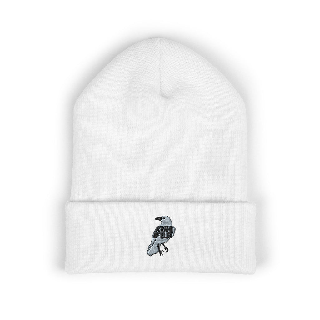 Krähfeld Raven Beanie — Bestickter Rabe | ORGNL Fabrics